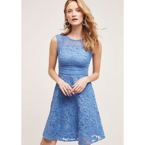 Anthropologie Moulinette Liliflora Dress Blue